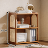 KAVEN Wabi Sabi Wooden Bookshelf