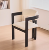 EKHOLM Japandi Dining Chair With Armrests