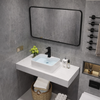 LUNARO Contemporary Stone Bathroom Vanity