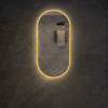 LUMERA Arc Halo LED Bathroom Mirror