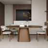 NORVIA Scandinavian Solid Wood Dining Table