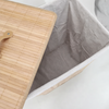 LUNARO Scandinavian Rattan Laundry Basket