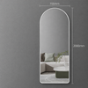 LUXORA Modern Glass Floor Mirror