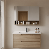 KAVEN Japandi Wooden Bathroom Vanity