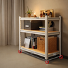 CREVANO Minimalistic Metal Shelving Unit
