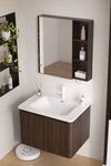 NOLARA Japandi Metal Bathroom Vanity