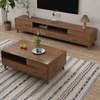 NORDO Scandinavian Wooden TV Console