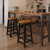SAVEN Scandinavian Wooden Bar Table