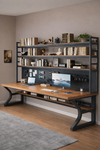 KAVENO Industrial Wooden Desk