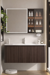 NOLARA Japandi Metal Bathroom Vanity