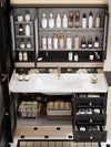 NAREVO Modern Metal Bathroom Vanity