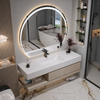 LUNARO Modern Wooden Bathroom Vanity Set