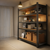 CREVANO Minimalistic Metal Shelving Unit