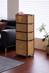 RAVENO Scandinavian Rattan Laundry Basket